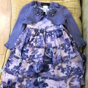 Biscotti Collezioni Girls 2T Dress and Sweater Set